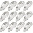 thumbnail image 1 of 12pcs Stainless Steel Oyster Shells Oyster, Grilling Shells for Cooking Oysters Shrimp Scallops Clams, 1 of 5