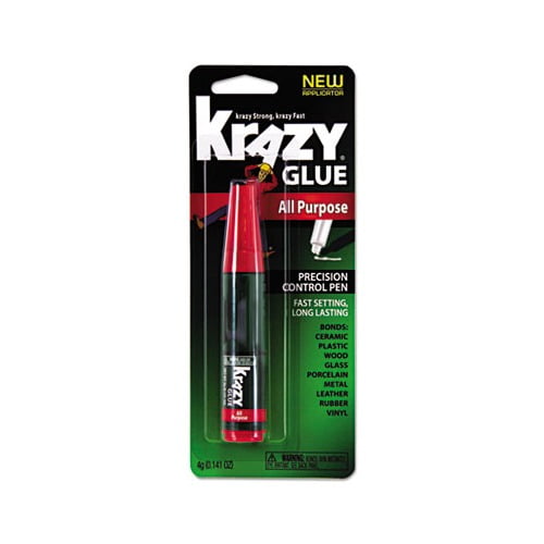 All Purpose Krazy Glue 0.14 oz, Dries Clear