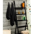 thumbnail image 3 of Utopia Towels 8 Piece Luxury Towel Set, 2 Bath, 2 Hand, and 4 Wash Cloths, 600 GSM Ring Spun Cotton, Highly Absorbent Viscose Stripe Towels, Ideal for Everyday use, Black, 3 of 9