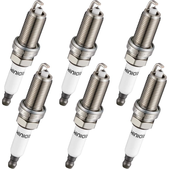 BDFHYK Iridium Spark Plugs ILZFR6D11 Compatible with BMW 328i 328xi 328i xDrive 528i 528xi 528i xDrive 525i 525xi 530i 530xi 325i 325xi 330i 330xi 128i X3 X5 Z4 2.5L 3.0L L6 1208 12120032137 Set of 6