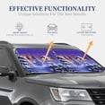 thumbnail image 4 of Windshield Sun Shade, Christmas Igloo Foldable Car Sun Shade Windshield for Front, 2 Pieces, 4 of 7