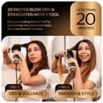 thumbnail image 4 of Secador de pelo con cepillo 3 en 1, plancha iónica para el cabello sin daños por calor, peso ligero de 670 g, rizador y moldeador de aire caliente para todo tipo de cabello., 4 of 5