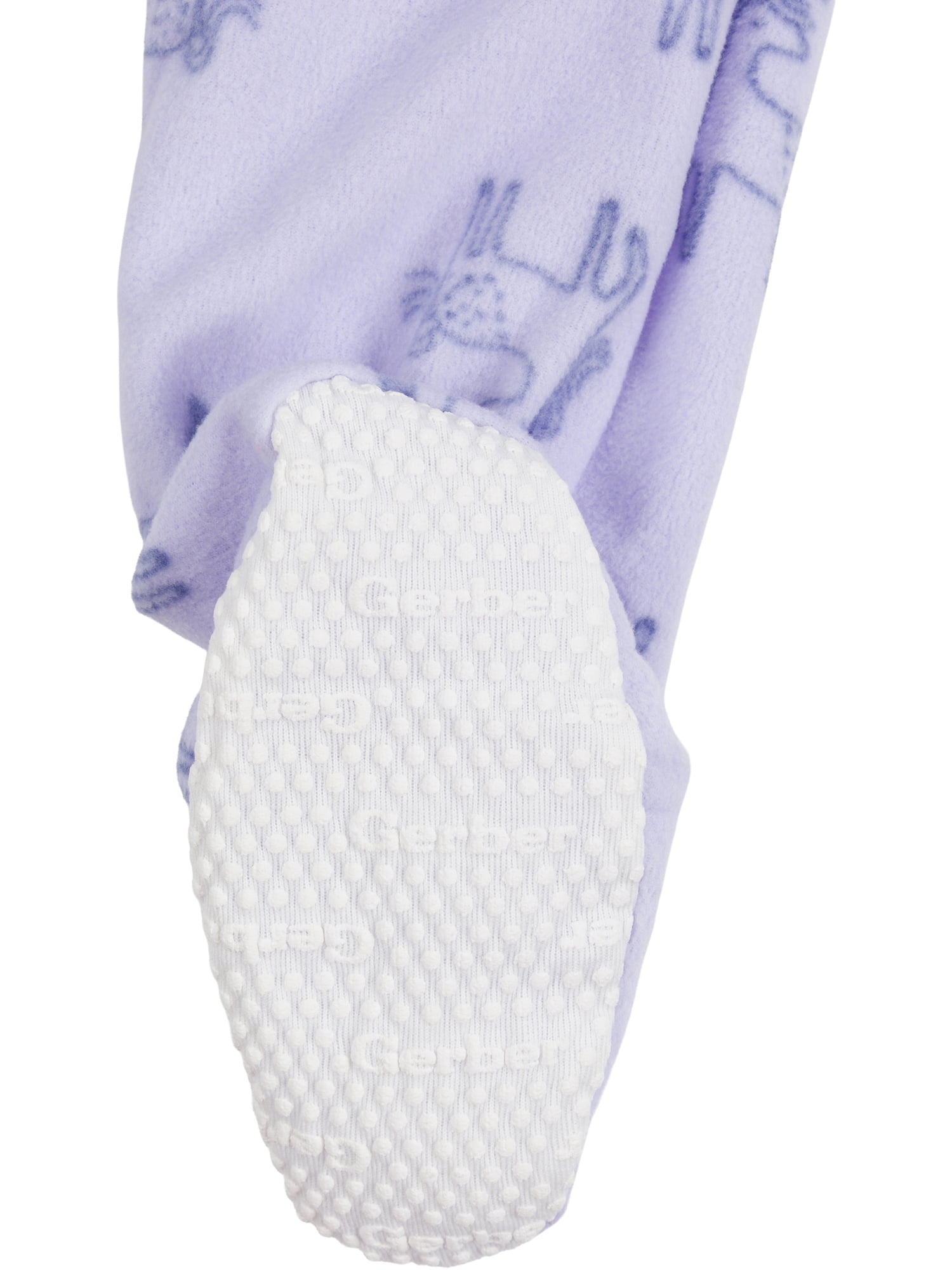 Gerber Baby and Toddler Neutral Microfleece 2-Way Zipper Blanket Sleeper Pajamas, 3-Pack, Sizes 0/3 Months - 5T