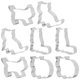 thumbnail image 1 of unbranded 8Ud Cortadores De Galletas Y Bizcochos De Acero Inoxidable Para Uso Doméstico, 1 of 7