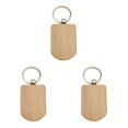 thumbnail image 2 of relayinert 1/2/3/5 Wood Key Chain Craft Blank Keyring Gift Personalized Pendant Hanging Outdoor Holder Handicraft Organizer Accessory Type 9 3PCS, 2 of 6
