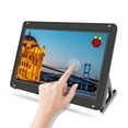 thumbnail image 1 of Upgraded! 7inch Touchscreen Monitor with Dual Speakers, 1024x600 IPS LCD Display & Case, HDMI Portable Screen Capacitive Touch Brightness Adjustable, for Raspberry Pi 3 4 B B+ Windows Mac Drive-Free, 1 of 5