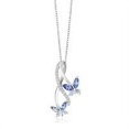 thumbnail image 4 of Fashion Jewelry New Popular Diamond Rhinestone Crystal Butterfly Necklace, 4 of 5
