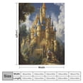 thumbnail image 4 of Fenyluxe Fantasy Art Print Throw Blanket Flannel Material for Bed Couch Car Kids Adults All Seasons Lightweight Blanket 50x60in, 4 of 6