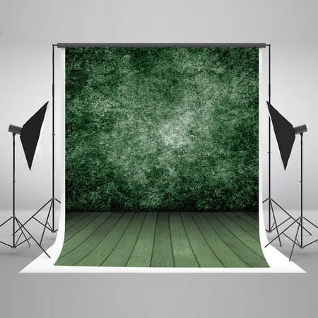 Image of 5x7ft Green Photography Background Texture Material Photo Backdrop Baby Wood Newborn Photo Studio Props