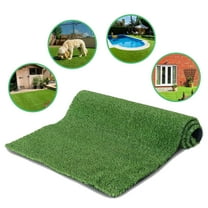 FT x 32FT Artificial Turf Professional Dog Mat with Drainage Holes 0.78in Grass Height for Outdoor Terrace Pet Lawn