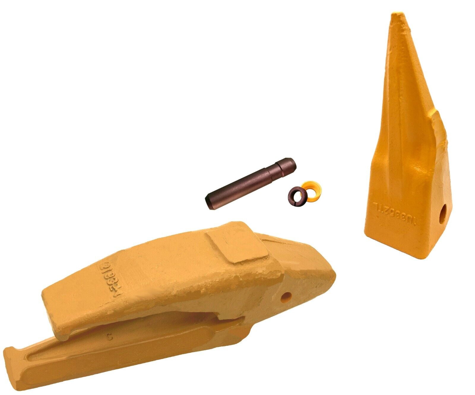 Weldon Excavator Bucket Shank, Tiger Tooth and Pin 6I6354, 1U