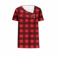 thumbnail image 4 of Walmart Membership Deals Summer Tops for Women 2024 Plus Size Womens T Shirts V Neck Basic Tee Tank Tops Womens Blouses for Work Professional Walmart Membership Plans, 4 of 4