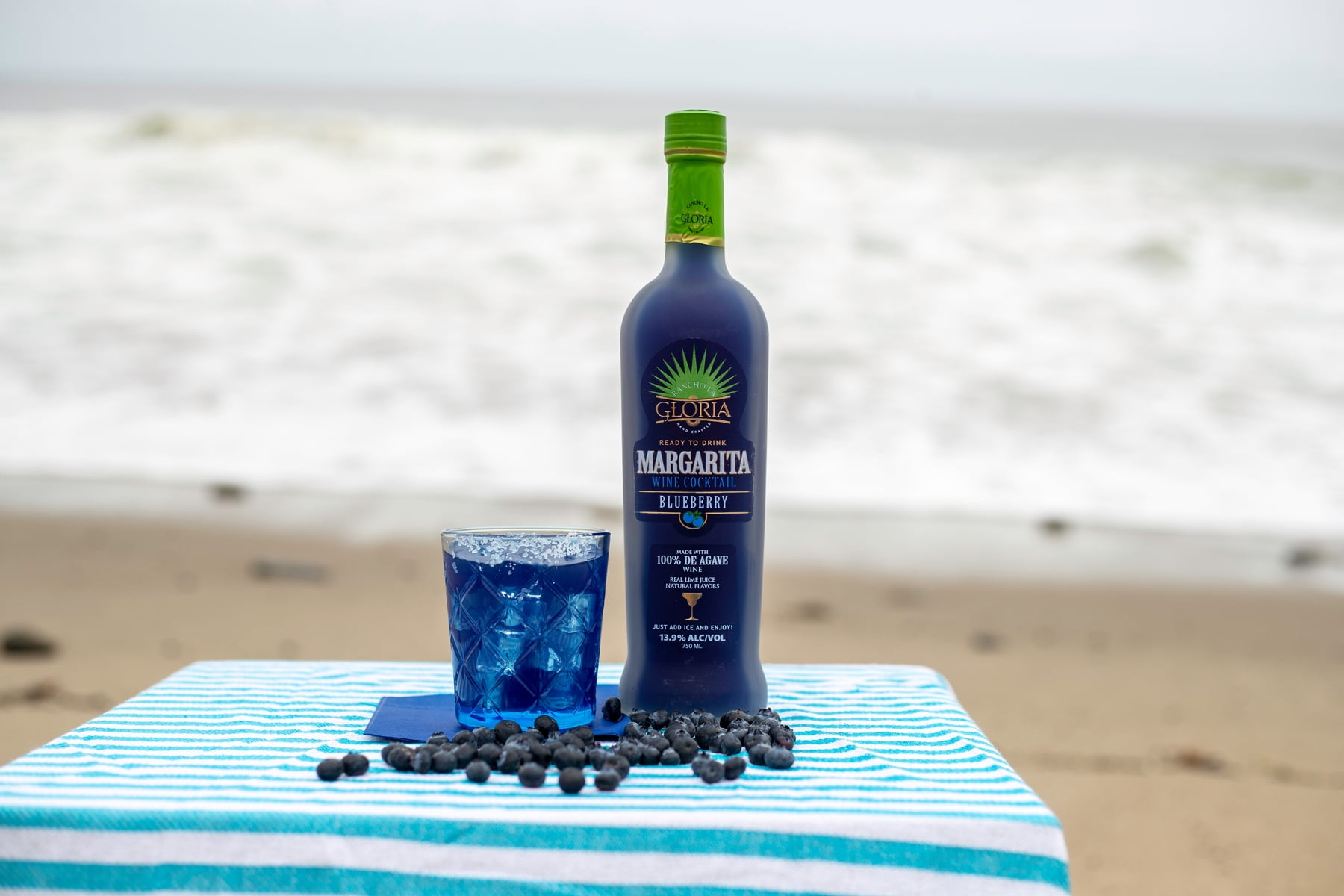 Rancho La Gloria Blueberry Margarita Wine Based Cocktail, 750 ml