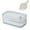White, variant on All-in-One Tray with Lid and Storage Bin, Push-Type Easy Release Makes 64 Food Grade Ice Cubes for Home Freezer, Includes 2 Trays, Press Cover, Container, and Scoop