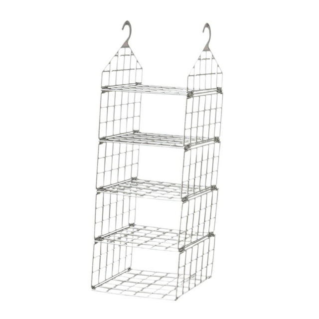 Organizador colgante para armario, plegable, multifuncional, 5 niveles, estante colgante para bolsos, ropa, suéteres, calcetines, habitación de guardería