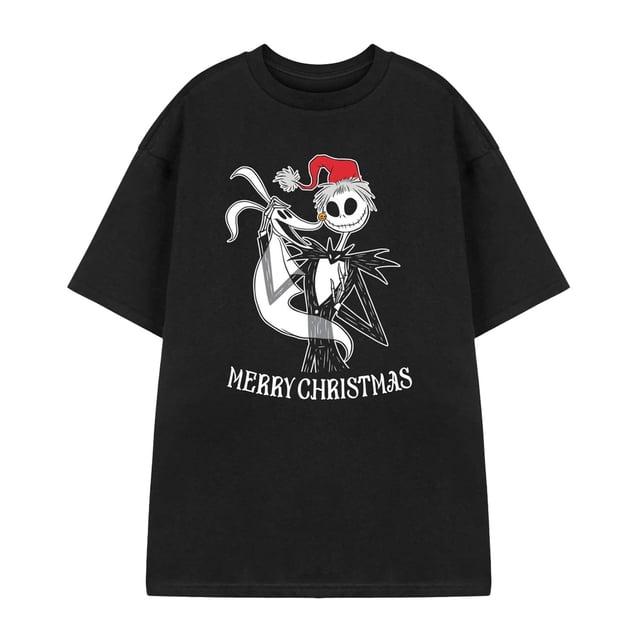 Nightmare Before Christmas Adult Merry Christmas T-Shirt