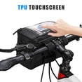 thumbnail image 3 of Bike Handle Bag With Transparent Smartphone Pocket, Double Zipper Closure Large Pocket, Suitable For 4.5 6.5 Inch Mobile Phones, 3 of 7