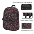 thumbnail image 5 of Stranger Things Hellfire Club AOP Black Laptop Backpack, 5 of 7