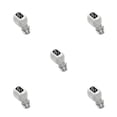 thumbnail image 2 of Matsuzay 1 pieza auricular inalámbrico portátil 100 mAh IPX5 impermeable recargable potencia pantalla auricular comunicación auricular blanco Type2 NO2, 2 of 6