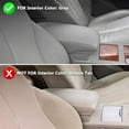thumbnail image 6 of KBH Center Console Lid Cover Replacement for Toyota Camry Accessories 2007-2011, Leather Middle Console Armrest Cover for Car Interior Skin Upholstery (Gray), 6 of 9