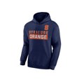 thumbnail image 2 of NCAA Syracuse Orange Men's Navy Stacked Cotton Fleece Pullover Hoodie, Up to Size 3XL, 2 of 3