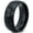 Black Dome Polish Tungsten, variant on Tungsten Bull Taurus Muscular Horns Cattle Band Ring 8mm Men Women Comfort Fit Black Dome Polished