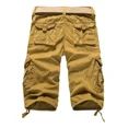 thumbnail image 3 of Bermuda Short Hombre Casual Playa Suelto Cargo Bolsas 2024, 3 of 4