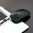 thumbnail image 4 of CHOK Rechargeable wireless mouse dual mode slim portable mouse with LED light USB 2.4GHz and Bluetooth 5.2 wireless silent mouse for laptop Windows/Mac system computers., 4 of 7