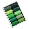 thumbnail image 3 of AMLESO Fils à Coudre Polyester 1000 Verges par Bobine pour Surjeteuse Tout Usage Vert, 3 of 7