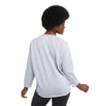 thumbnail image 3 of Hanes Essentials Women's Classic Fit 3/4 Sleeve T-Shirt, Sizes XS-2X, 3 of 8