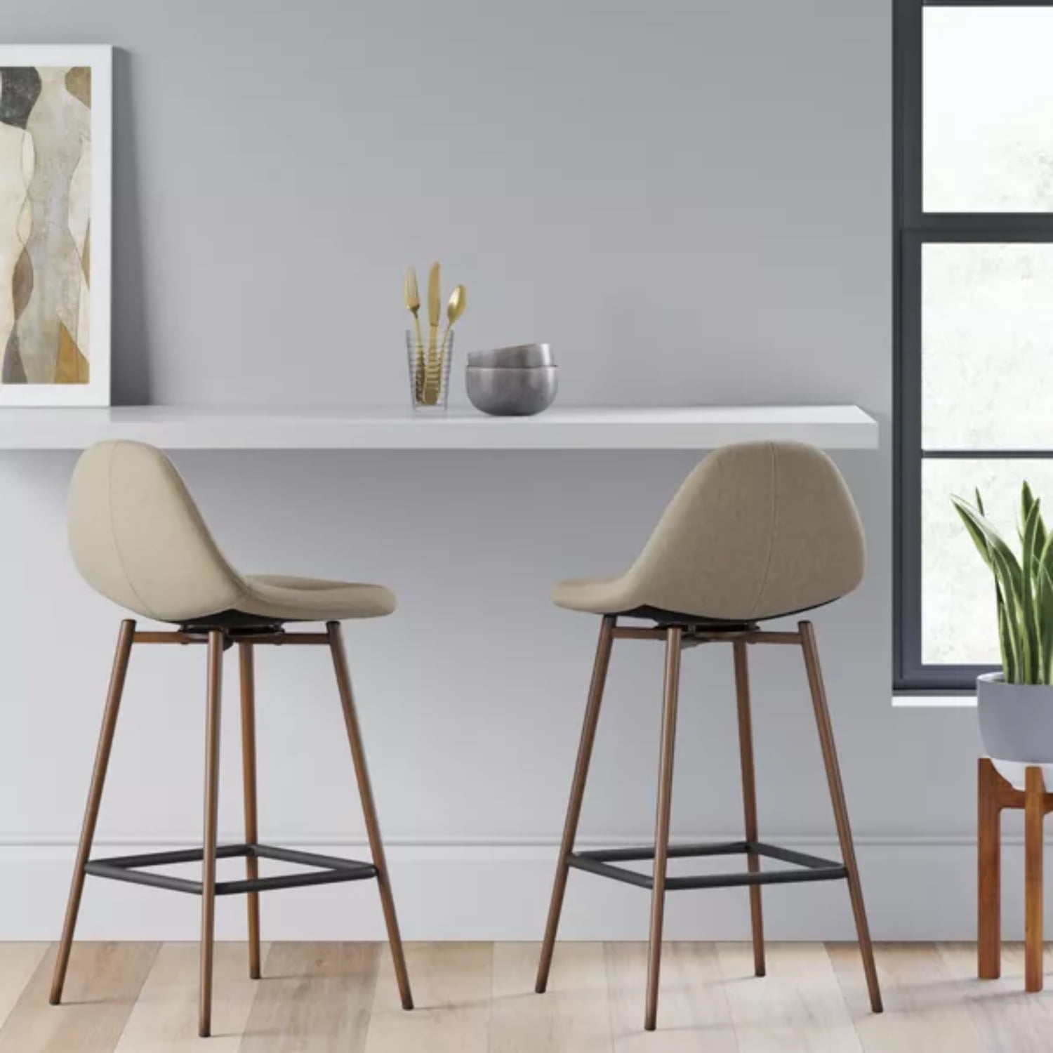Copley Counter Height Barstool Threshold Walmart