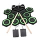thumbnail image 2 of Tambor de entrenamiento eléctrico, batería de mesa, sonido estéreo, 12 almohadillas, máquina para principiantes a partir de 3 años Verde, 2 of 9