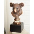 thumbnail image 1 of Exotic Australian Koala Bear Head Bust Statue In Bronze Electroplated Finish, 1 of 5