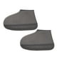 thumbnail image 1 of 1 par negro al aire libre Unisex zapatos de lluvia para adultos cubierta ribete totalmente impermeable transparente día de lluvia antideslizante cubierta de zapato tamaño XL, 1 of 4