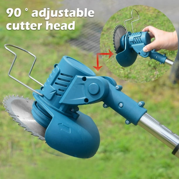 Cordless Grass Trimmer Electric Lawn Mower Adjustable Height Weed Wacker Portable Garden Trimming Machine