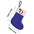 thumbnail image 3 of Personalized Holiday Stockings - Traditional Knit Christmas Sacks with Letter Designs, Perfect for Kids' Gifts & Mantel Decor (Polyester, 6.3x7.1in)‌, 3 of 5