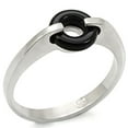 thumbnail image 1 of Bague en Argent 925 avec Demi-Précieux en Jet - Taille 8, 1 of 1