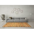 thumbnail image 3 of Ahgly Company Indoor Rectangle Abstract Brown Modern Area Rugs, 6' x 9', 3 of 4