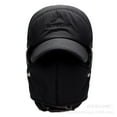 thumbnail image 4 of Men Winter Warm Ushanka Hat Fleeced Thick Cap with Earflaps and Mask Windproof Outdoor Cycling Hat, 4 of 8