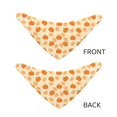 thumbnail image 3 of Rateoe Autumn Leaves And Pumpkins Print Pet Scarf for Dogs and Cats – Stylish Reflective Design, Breathable & Durable Pet Bandana with Quick-Release Buckle-Small, 3 of 5