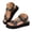 Black, variant on Women's Sport Hiking Sandals with Arch Support Yoga Mat Quick Drying Athletic Casual Walking Water Shoes with Hook And Loop Straps Black,8