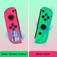 thumbnail image 4 of Controlador para Nintendo Switch, Mando a Distancia con Vibración Dual/Control de Movimiento/Captura de Pantalla/Activación (Rosa y Verde), 4 of 8