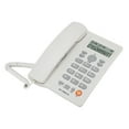 thumbnail image 2 of Identificador de llamadas Teléfono Llamadas manos libres Oficina en casa Hotel Teléfono fijo Inglés (Beige Blanco), 2 of 8