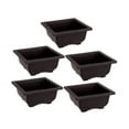 thumbnail image 5 of Vsenkes 5 Pieces Flower Pots Simple Containers for Office Yard Indoor Outdoor Plants Square Shallow, 5 of 9