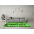 thumbnail image 3 of Ahgly Company Indoor Square Oriental Green Modern Area Rugs, 5' Square, 3 of 4