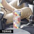 thumbnail image 6 of Pioneer Flower Floral Print Pattern 20oz Skinny Tumbler with Straw & Lid, Double Wall Vacuum Insulated Cup, Leak-Proof, Cup Holder Friendly, Hot 6H Cold 12H, 6 of 6