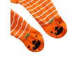 thumbnail image 7 of Qiylii Baby Halloween Stripe Bodysuit, Pumpkin Pattern Zipper Romper+Headdress, 7 of 7