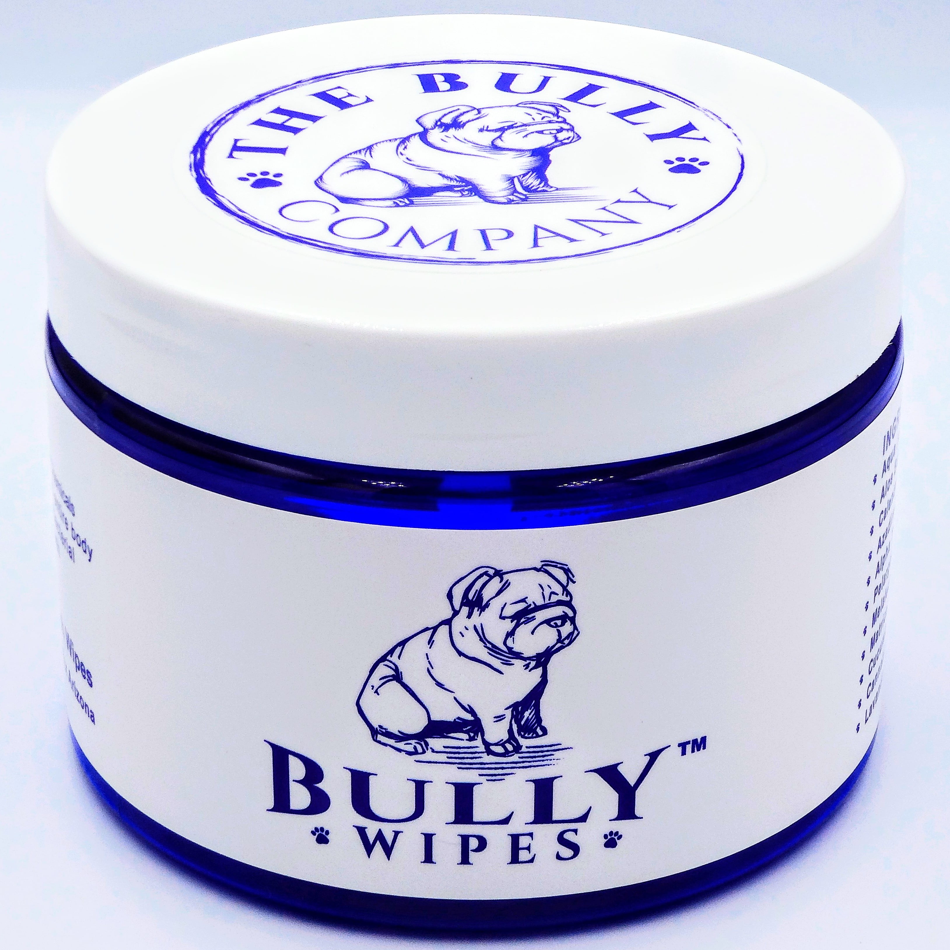 Bully Wipes Bulldog Wrinkle Wipes Specifically for Bulldog Breeds All