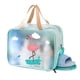 thumbnail image 1 of Bolsa de maquillaje transparente de PVC, impermeable, para cosméticos, grande, transparente, para viaje, organizador de artículos de tocador, estilo 2, 1 of 5