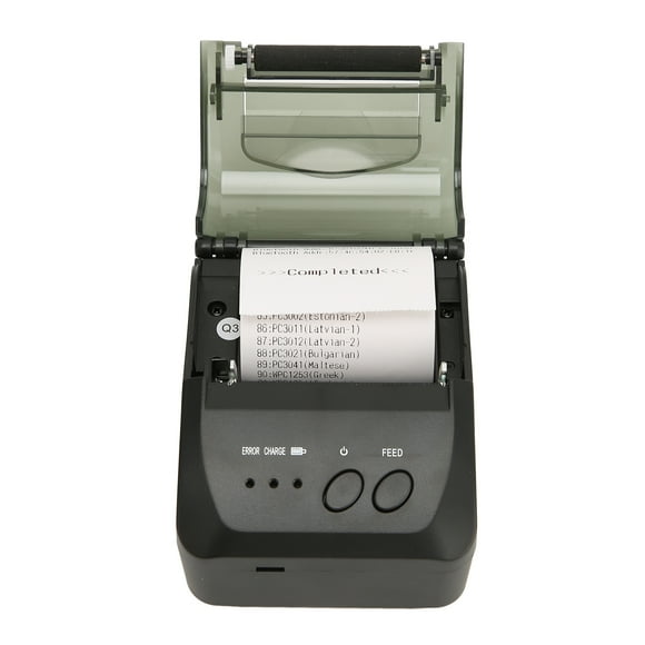 Thermal Receipt Printer, 58mm Mini Receipt POS Printer, 4.0 Fast Printing Low Noise Mini Thermal Printer For Restaurant Sales Retail